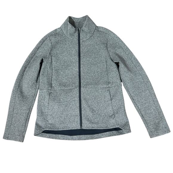 Lululemon Women's Size 6 Going Places Jacket Heathered Speckled Black Zip Up - Picture 2 of 9